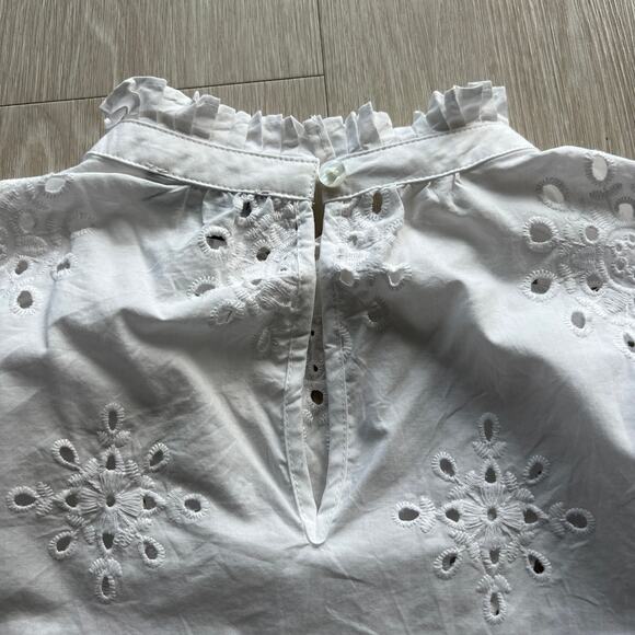 1 State Top Womens Medium White Eyelet - Picture 9 of 12